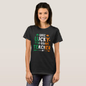 One Lucky 7th Grade Teacher St Patricks Day Irish  T-Shirt (Vorne ganz)