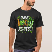 One Lucky Architect Shamrock St Patricks Day Tees (Vorderseite)