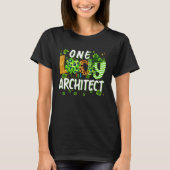 One Lucky Architect Shamrock St Patricks Day Tees  (Vorderseite)