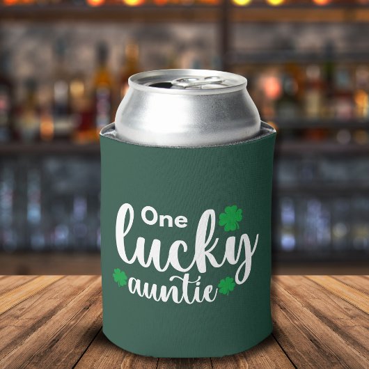 One Lucky Auntie Funny St Patrick Day Dosenkühler