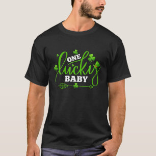 One Lucky Baby Kleeblatt gibt St Patricks Day Part T-Shirt
