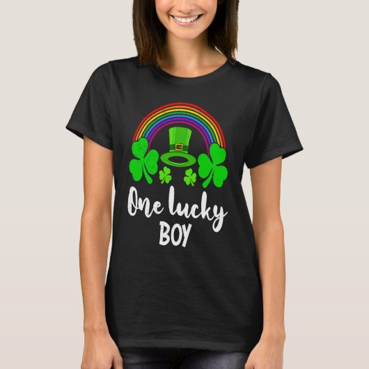 One Lucky Boy St Patrick's Day T-Shirt (Vorderseite)