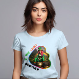 One Lucky Brother - Green Glow Dance Party T-Shirt