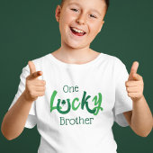 One Lucky Brother | Individualisierbarer St Patric T-Shirt