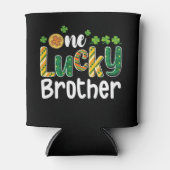 One Lucky Brother Matching Family St Patrick's Day Dosenkühler (Vorderseite)
