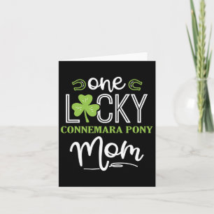 One Lucky Connemara Pony Horse Mama Irish Horsebac Karte