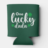 One Lucky Dada Funny St Patrick Day Dosenkühler (Rückseite)