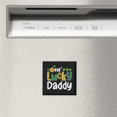 One Lucky Daddy Matching Family St Patrick's Day Magnet (In Situ (Geschirrspüler))