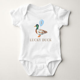 One Lucky Duck Baby Strampler