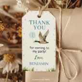 One Lucky Duck Boy Birthday Danke Geschenkanhänger