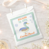 One Lucky Duck & Bubbles Erster Geburtstag Pastete Geschenktütchen (Ausgeschnitten)