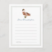 One Lucky Duck Classic Boy Birthday Time Kapsel Begleitkarte (Vorderseite)