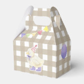 One Lucky Duck Erster Geburtstag Danke Geschenkschachtel (Rückseite)