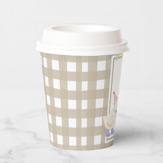 One Lucky Duck First Birthday Pappbecher (Rechts)