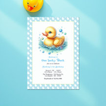 One Lucky Duck First Birthday Party