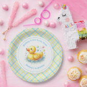 One Lucky Duck First Birthday Party Pappteller (Party)