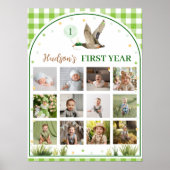 One Lucky Duck First Year Foto Meilenstein Poster (Vorne)