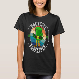 One Lucky Godvater Leprechaun Irish St Patricks T-Shirt