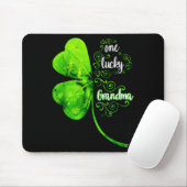 One Lucky Grandma Shamrock Grandma St Patricks Day Mousepad (Mit Mouse)