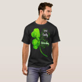 One Lucky Grandma Shamrock Grandma St Patricks Day T-Shirt (Vorne ganz)