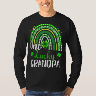 One Lucky Grandpa Leopard T-Shirt