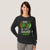 One Lucky High School Teacher Pencil Shamrock St P T-Shirt (Vorne ganz)