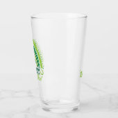 One Lucky Horse Vater Reittier St. Patrick's Day Glas (Links)