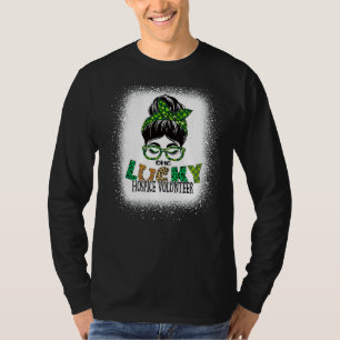 One Lucky Hospice Volunteer gebleicht St Patricks  T-Shirt