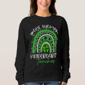 One Lucky Kindergarten Teacher St Patricks Day Fun Sweatshirt (Vorderseite)