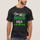 One Lucky Lola Clover St. Patrick's Day Irish T-Shirt (Vorderseite)