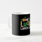 One Lucky Lunch Lady School St Patrick's Day Kaffeetasse (Vorderseite Links)
