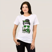 One Lucky Mama Irish St. Patrick's Day Tri-Blend Shirt (Vorderseite voll)