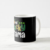One Lucky Mama Matching Family St Patrick's Day Kaffeetasse (VorderseiteRechts)