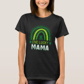 One Lucky Mama Rainbow Saint Patricku2019s Day Iri T-Shirt (Vorderseite)