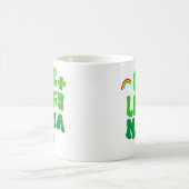 One Lucky Mama St. Patrick's Day Kleeblatt Kaffee Kaffeetasse (Mittel)