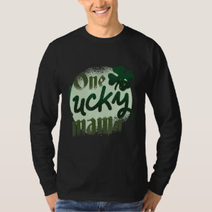 One Lucky Mama St Patricks Day Womens C T-Shirt