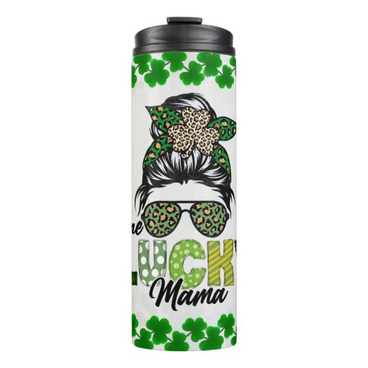 One Lucky Mama Thermosbecher (Vorderseite)