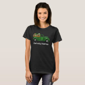 One Lucky Meemaw Green Kariert Lruck Kleeblatts St T-Shirt (Vorne ganz)