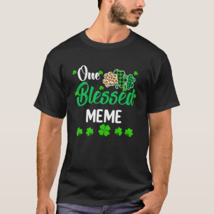 One Lucky Meme Clover St. Patrick's Day Irish T-Shirt