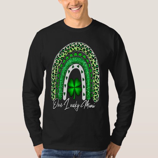 One Lucky Mimi Matching Family St Patricks Day Mim T-Shirt (Vorderseite)