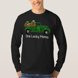One Lucky Momo Green Kariert Truck Kleeblatts St P T-Shirt