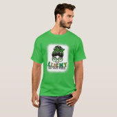 One Lucky Nicu Social Worker Bleached St Patricks T-Shirt (Vorne ganz)