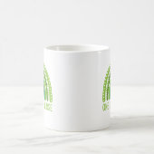 One Lucky Nurse Scrub RN ICU ER St Patricks Day Kaffeetasse (Mittel)