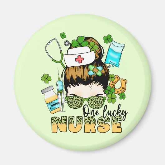 One Lucky Nurse St. Patrick's Magnet (Vorne)
