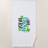 One Lucky Nurse Strandtuch (Vorderseite)