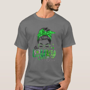 One Lucky Oncology Nurse Leopard Shamrock St Patri T-Shirt