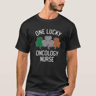 One Lucky Oncology Nurse St Patrick's Day Irish Fl T-Shirt