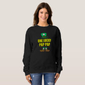 One Lucky Pap Pap Grandpa Leprechaun St Patricks D Sweatshirt (Vorne ganz)