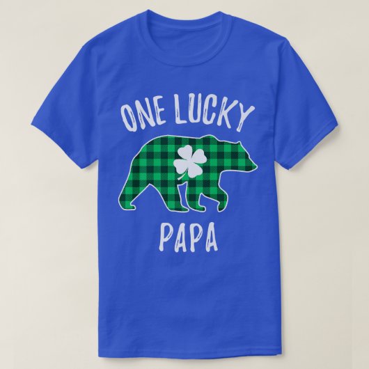 One Lucky Papa St T-Shirt (Design vorne)