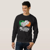 One Lucky Para Dice Game Family Group Matching Sweatshirt (Vorne ganz)